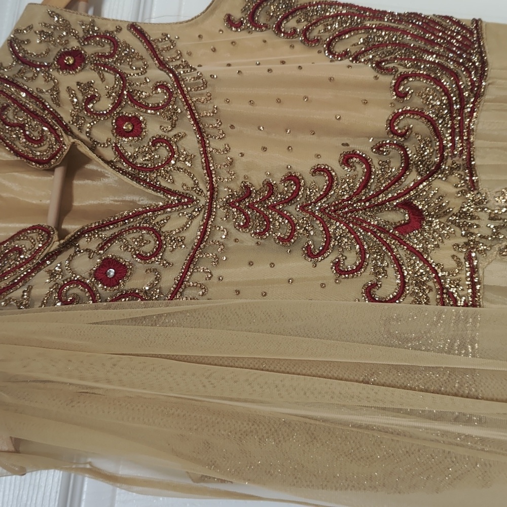 Stunning anarkali Indian suit with scarf